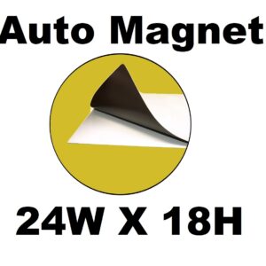 Auto Door Magnet 24W-X-18H